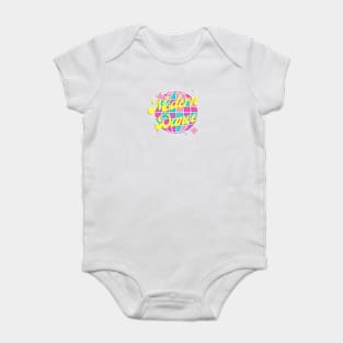 Modern dance in lollipop colors for kids and teens Baby Bodysuit